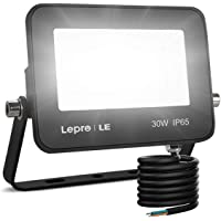 LE Foco LED de 30W- 2800 lúmenes- IP65 resistente al agua- Foco LED Exterior- Blanco Frío 5000 K- Ángulo de haz 120…